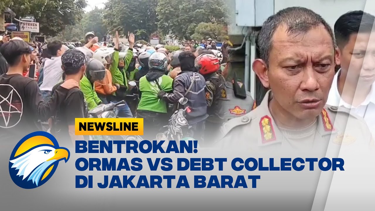 Bentrokan Ormas dengan Debt Collector di Daan Mogot Jakarta Barat - [Newsline Berkas]
