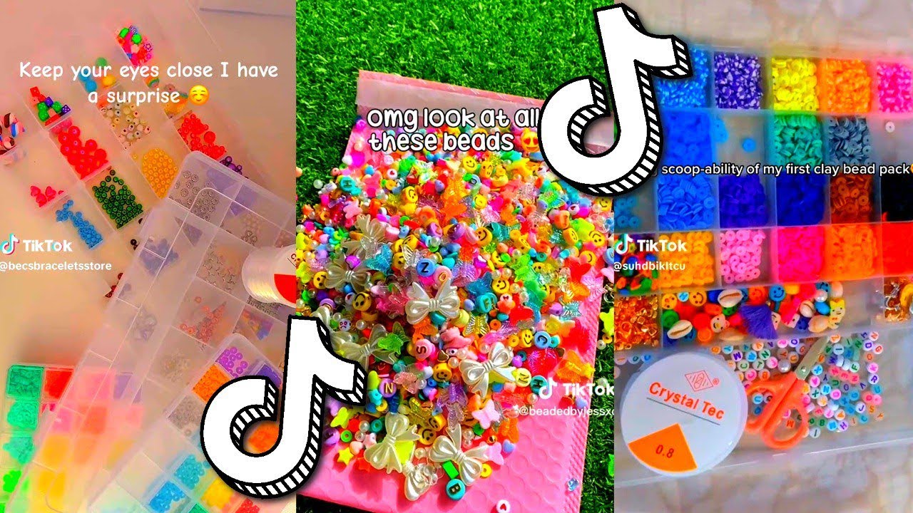 📿 Clay Bead Bracelet Making 💰 Small Business TikTok Compilation #78