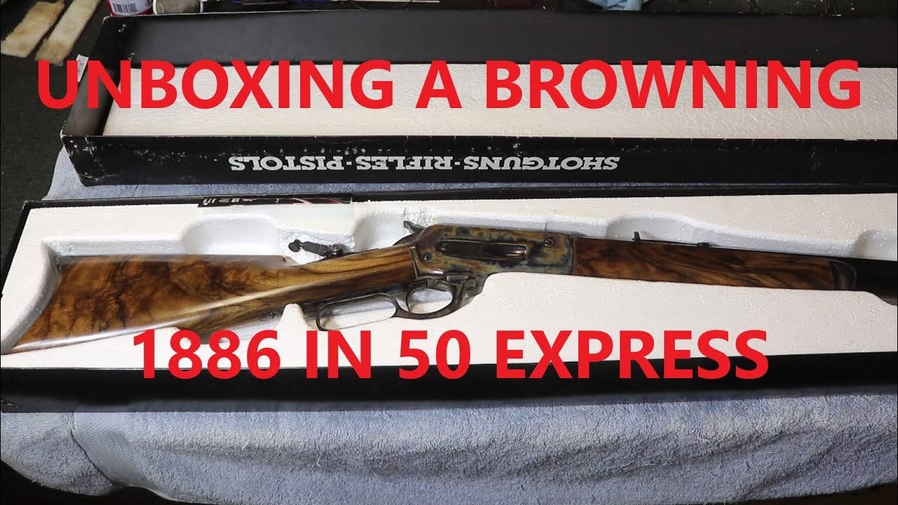 Unboxing a Browning 1886 in 50 Express