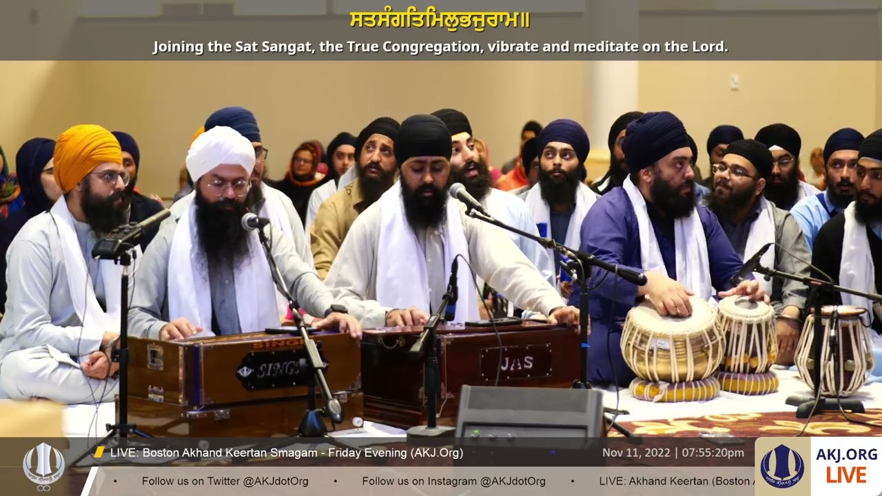 006 Boston Smaagam November 2022 ‐ Friday Evening ‐ Bhai Dilveer Singh Jee