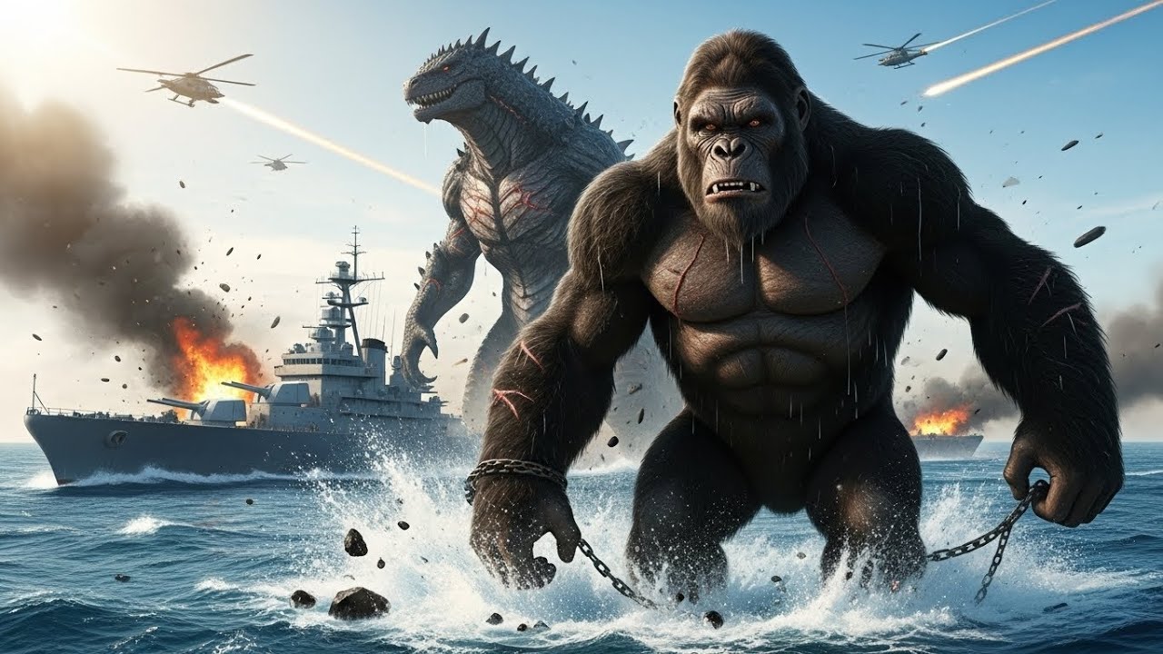 Special Forces vs King Kong and Godzilla: A Massive Battle Across Land and Ocean