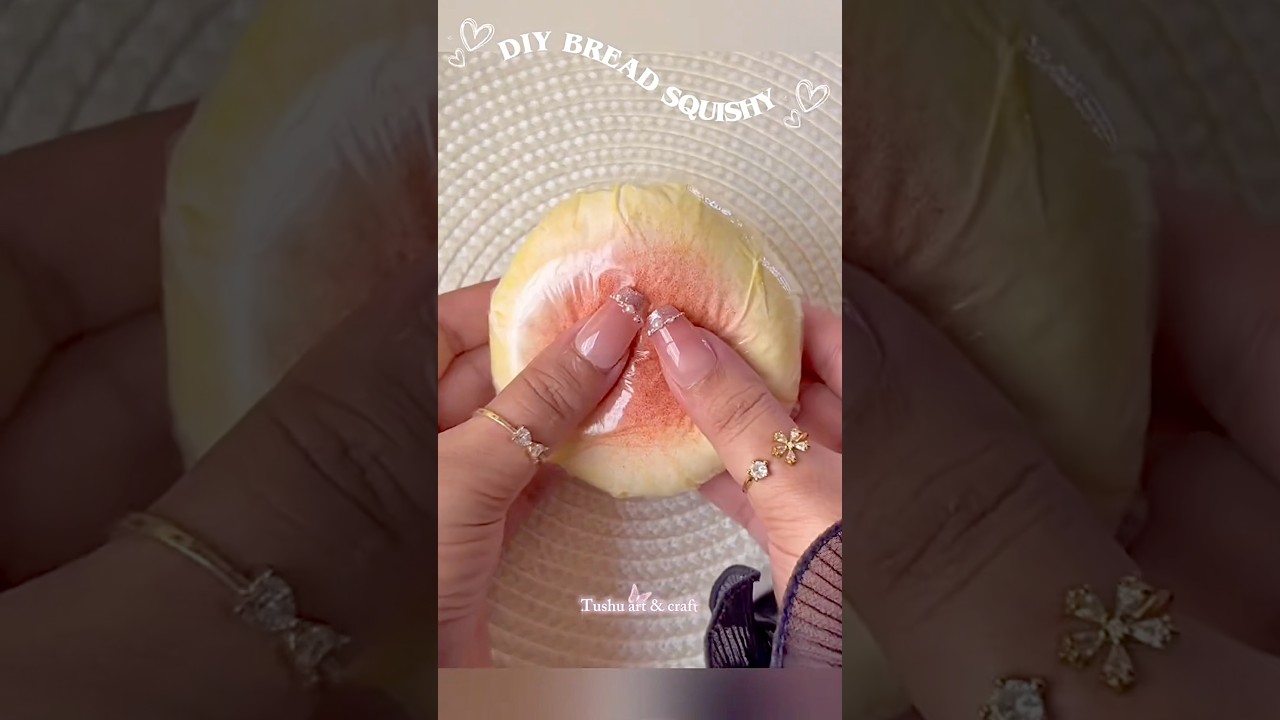How to Make a cute🥰 VIRAL Bread SQUISHY! 😱😳 DIY Squishy Tutorial #diy #squishy