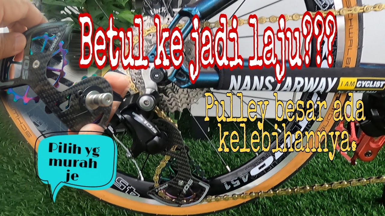 OVERSIZE PULLEY YANG MURAH | MACAM JADI JE....