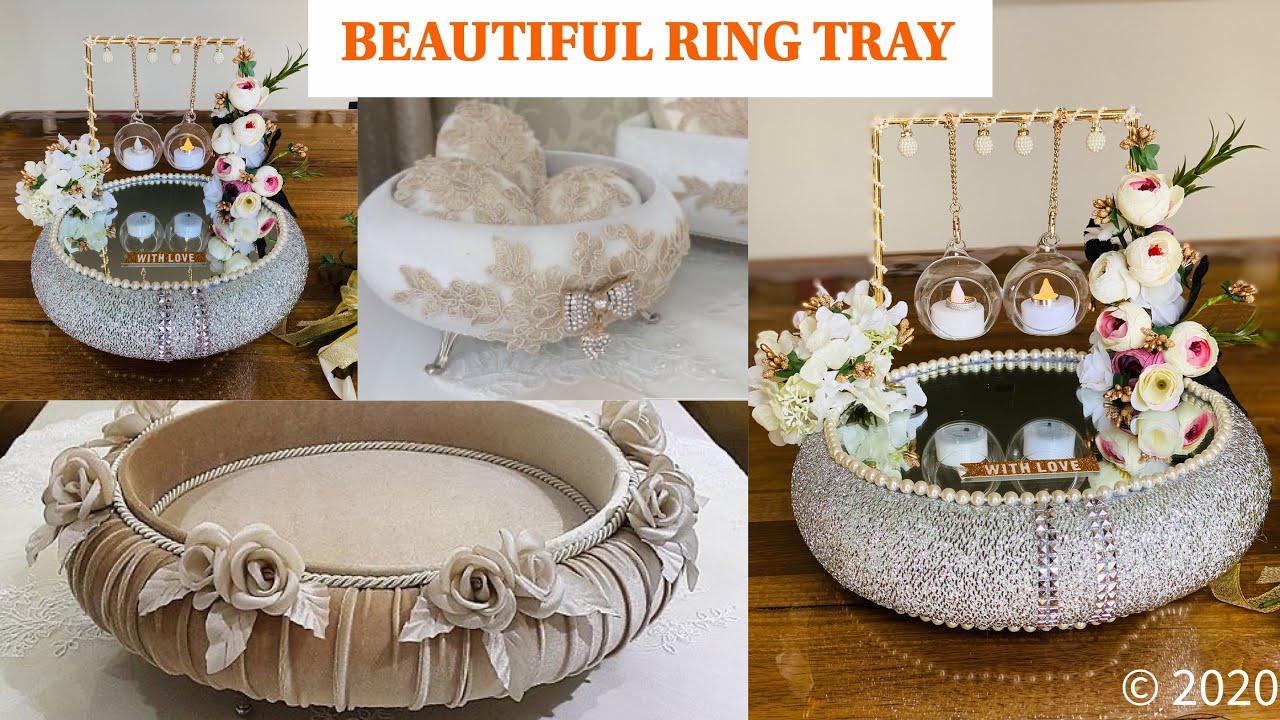 💍NIKKAH💍|| ❤️ENGAGEMENT || HOW TO MAKE RING PLATTER??|| Ring Tray