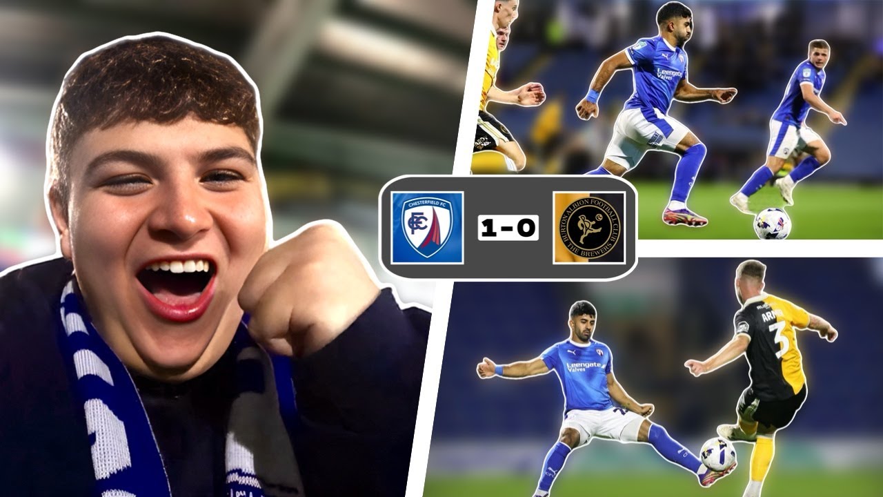 SPIREITES OFF THE MARK IN THE VERTU TROPHY AS THEY BEAT BURTON! Chesterfield 1-0 Burton!