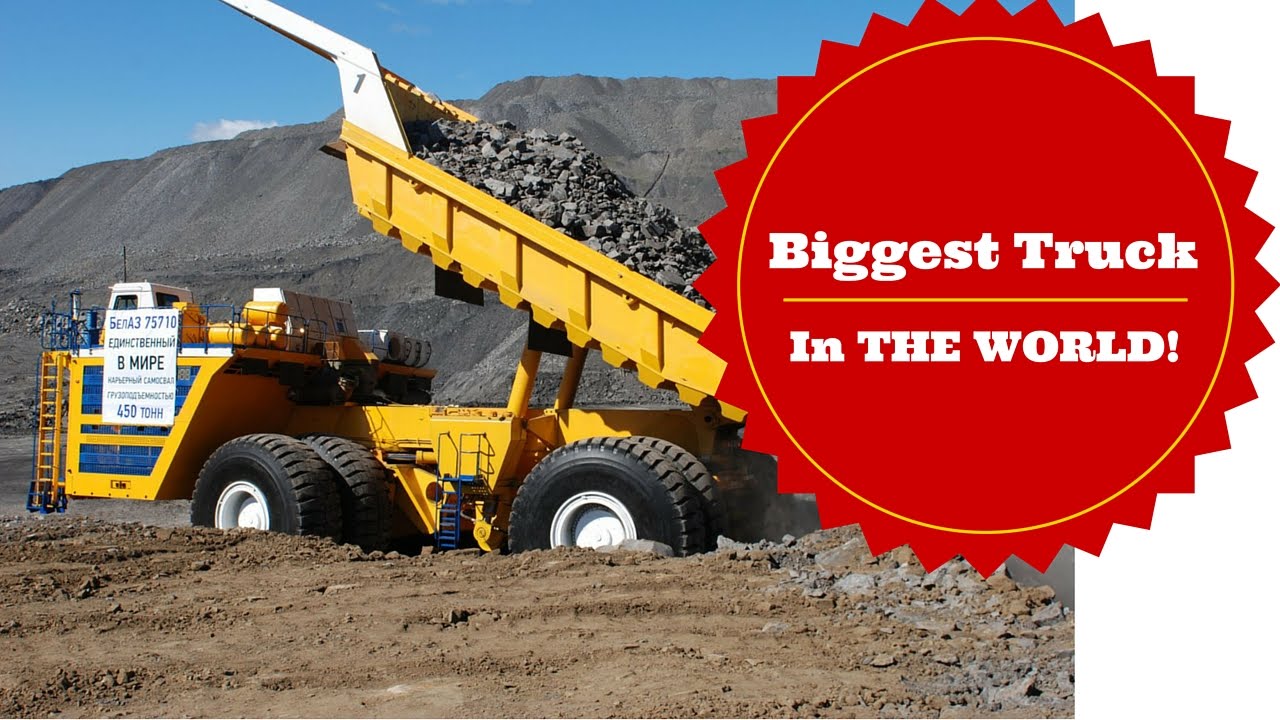 The Largest Dump Truck in The World: BelAZ 75710, Big as a house!