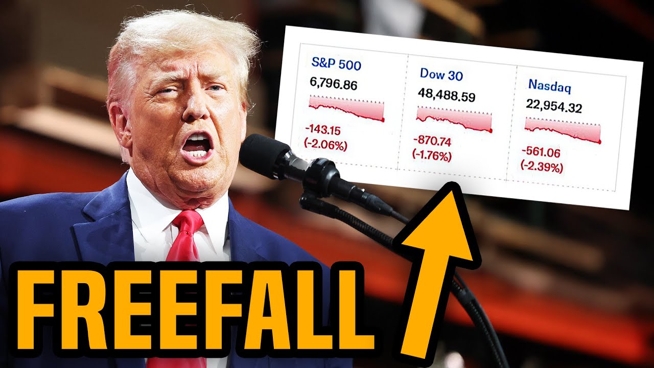 TRUMP CRASHES MARKETS WITH DEMENTED RANTINGS