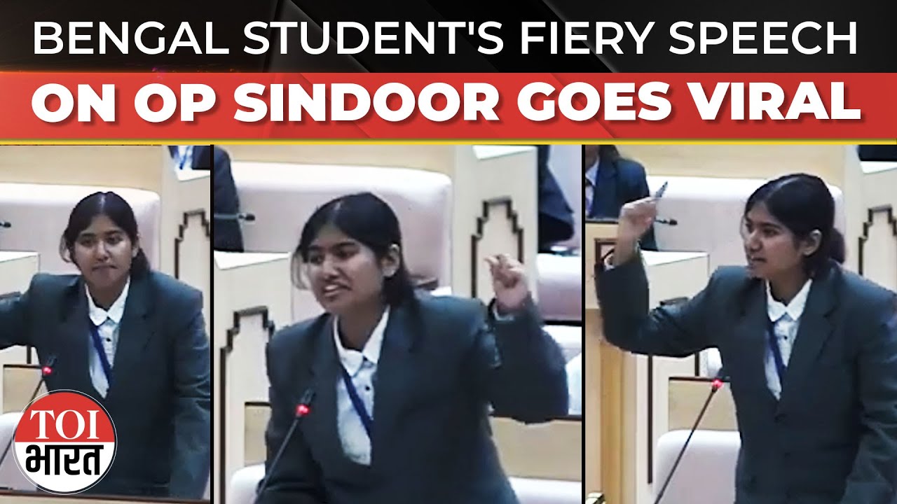 Bengal Student’s Fiery Speech On Operation Sindoor Shakes Rajasthan Assembly, Goes Viral