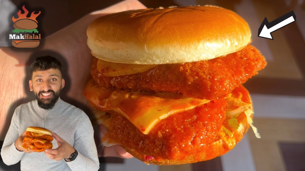 MAK HALAL DO A SPICY CHICKEN BURGER! Plus NEW MENU ITEMS - DORITOS PIZZA?