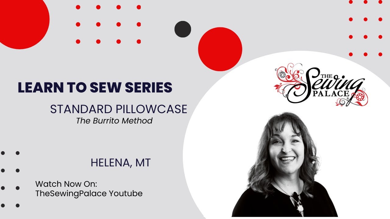 How to make a pillowcase. The burrito method.