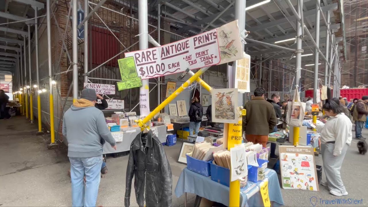 NYC's Hidden Flea Market | Parking Lot Bazaar | Apartment Thrifting & More