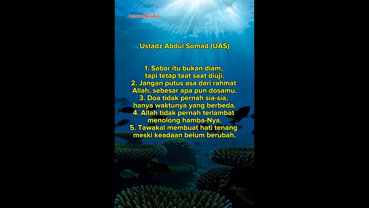[AI] Motivasi Ustadz Abdul Somad - 3 