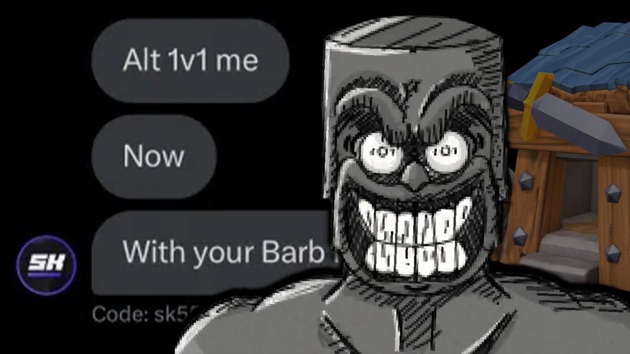 I Used Barb Hut To Challenge A Professional X-Bow Player