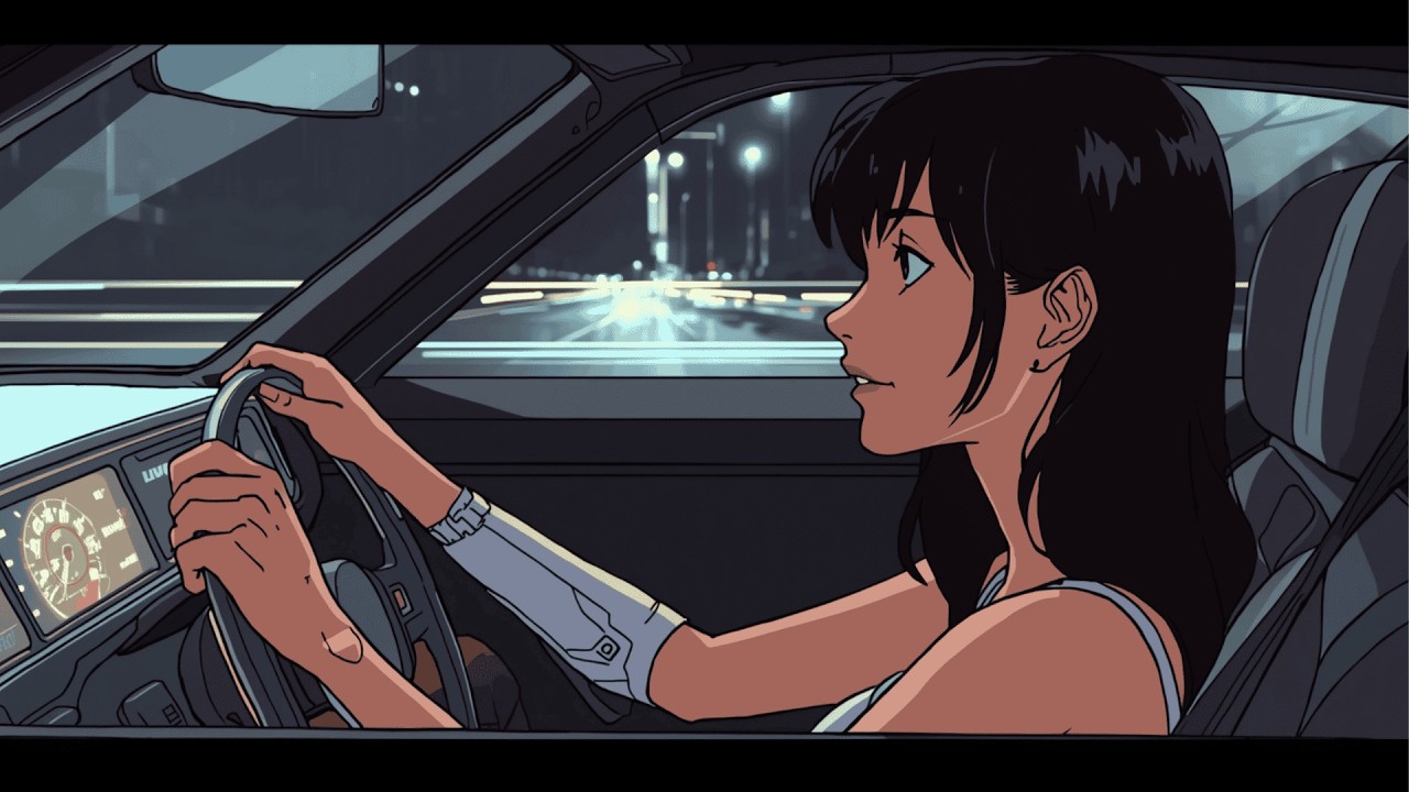 You’re Driving at Night — Synthwave Mix No Vocals