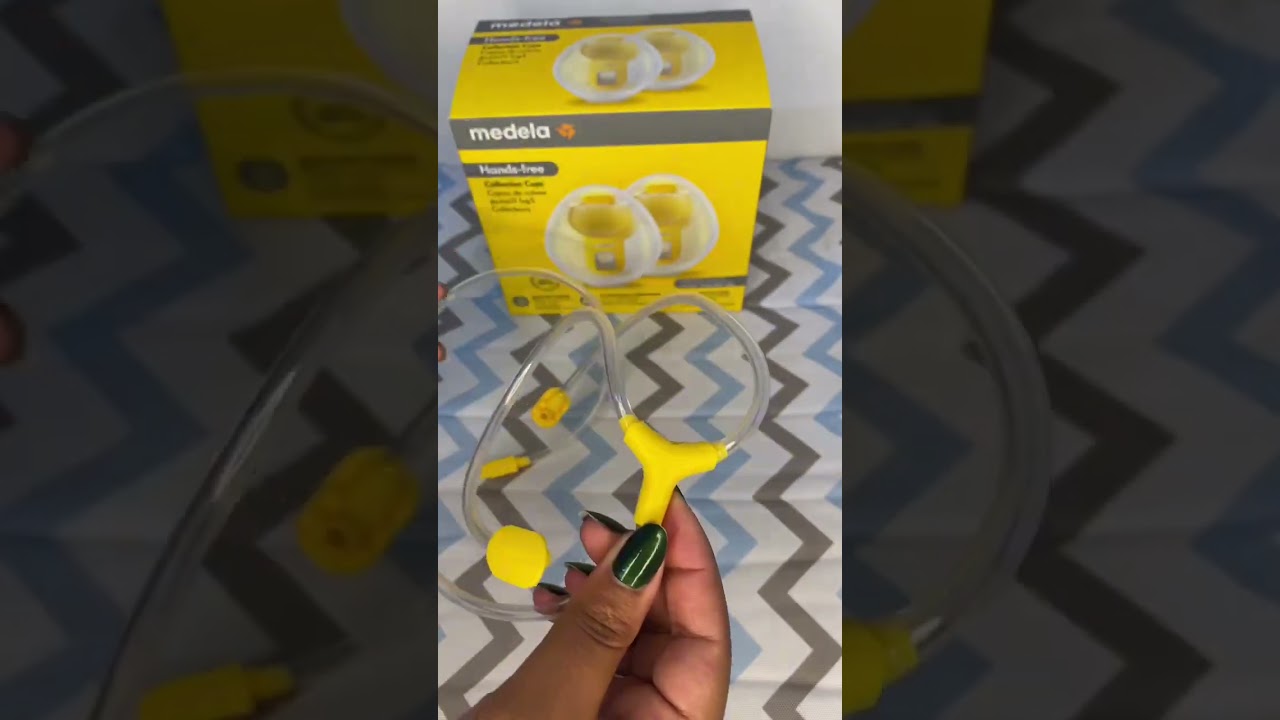 Kit Extração Mãos Livres Medela Compatível -Extrator Elétrico Duplo Swing Maxi 2 conchas coletoras