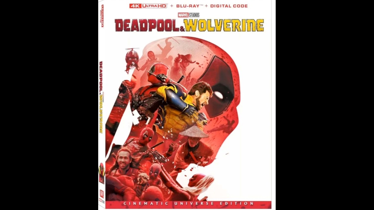 On October 22 2024 Deadpool and Wolverine On 4k + Blu-ray And Aslo Blu-ray  #bluray