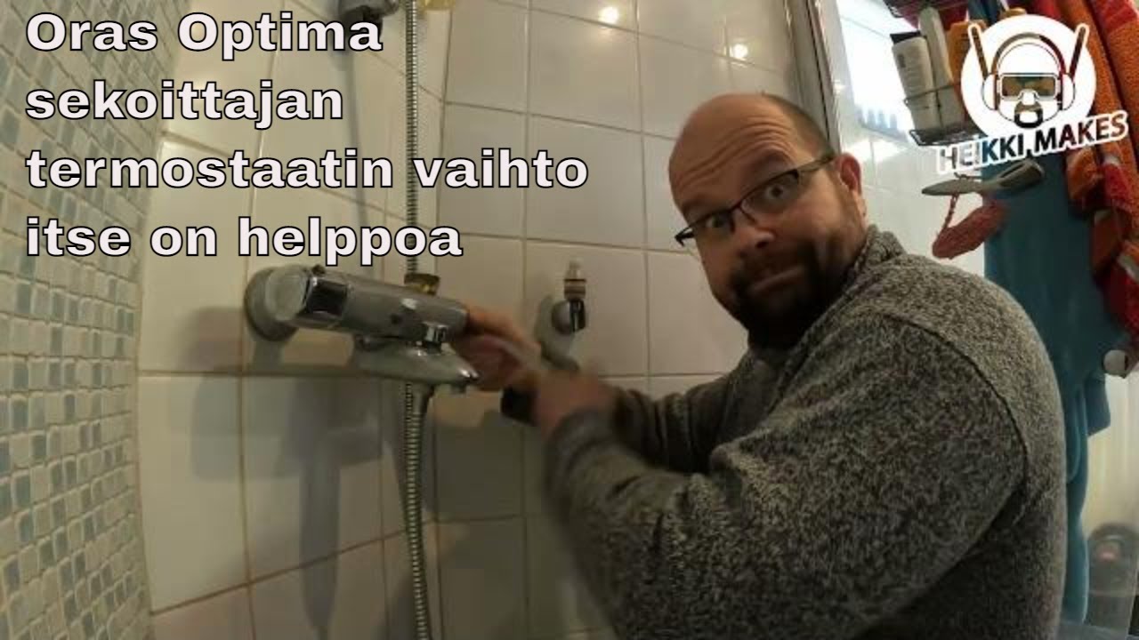 Miten vaihdetaan Oras Optima termostaatti
