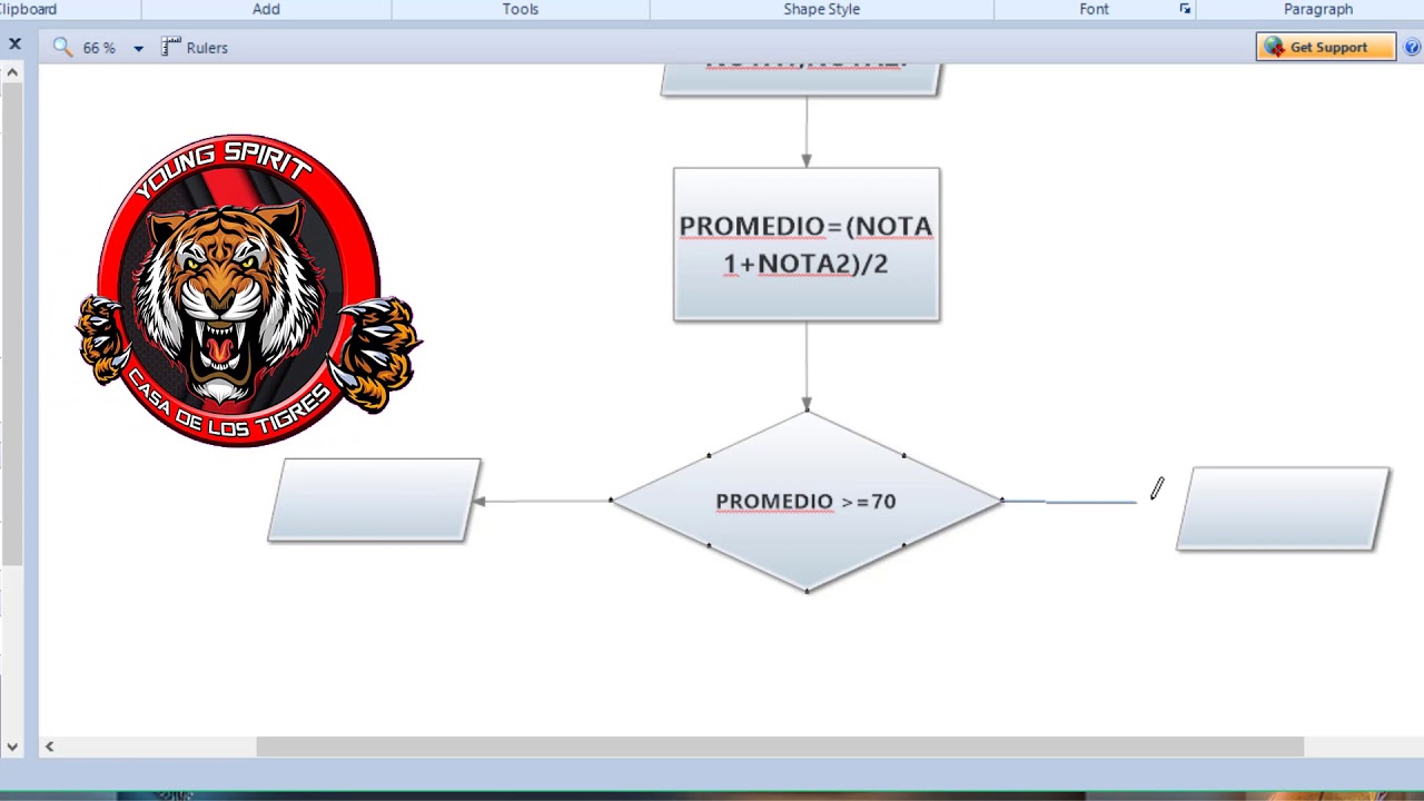 Diagrama de Flujo Promedio de Notas!!