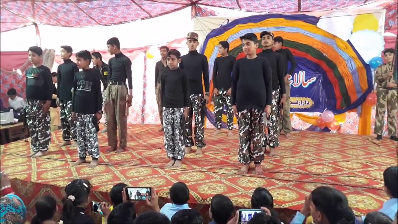 Army Tablo by dar e arqam model school Darya khan