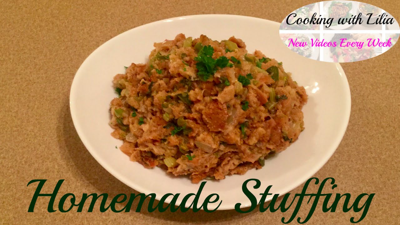 Thanksgiving Stuffing Recipe - Classic Stuffing Recipe - Bread Stuffing Recipe