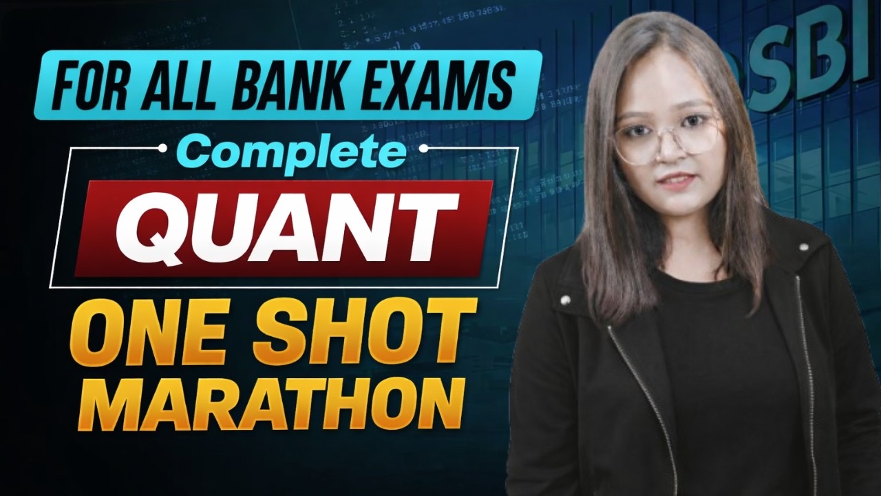 🔥 COMPLETE QUANT MARATHON 2026 🔥 | Crack SBI • IBPS • RRB  in One Shot 💥| Er. Soni jha  SBI IBPS RRB