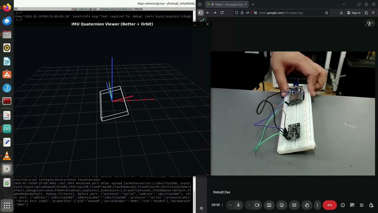 Attitude Estimation Using IMU Sensors
