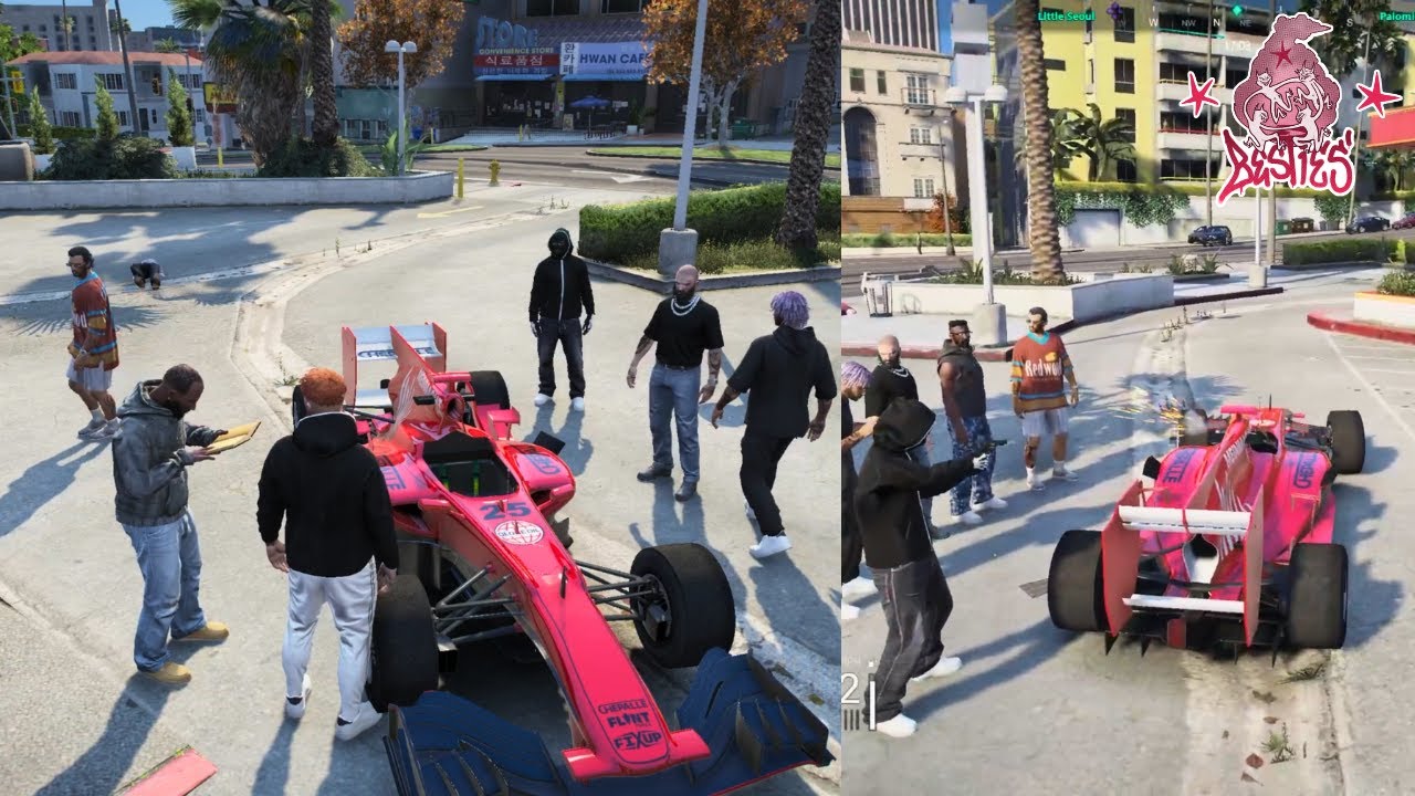 Ste Goes Lil Seoul приглашает лучших друзей на мероприятие Формулы-1, но это происходит | NOPIXEL...