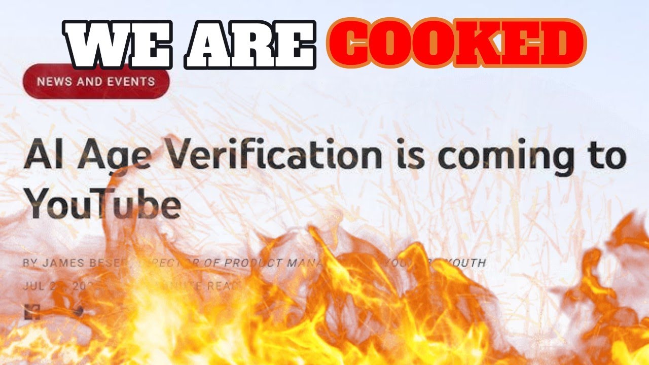 The New AI Age Verification Feature is a CRIME AGAINST HUMANITY | YouTube hits ROCK BOTTOM