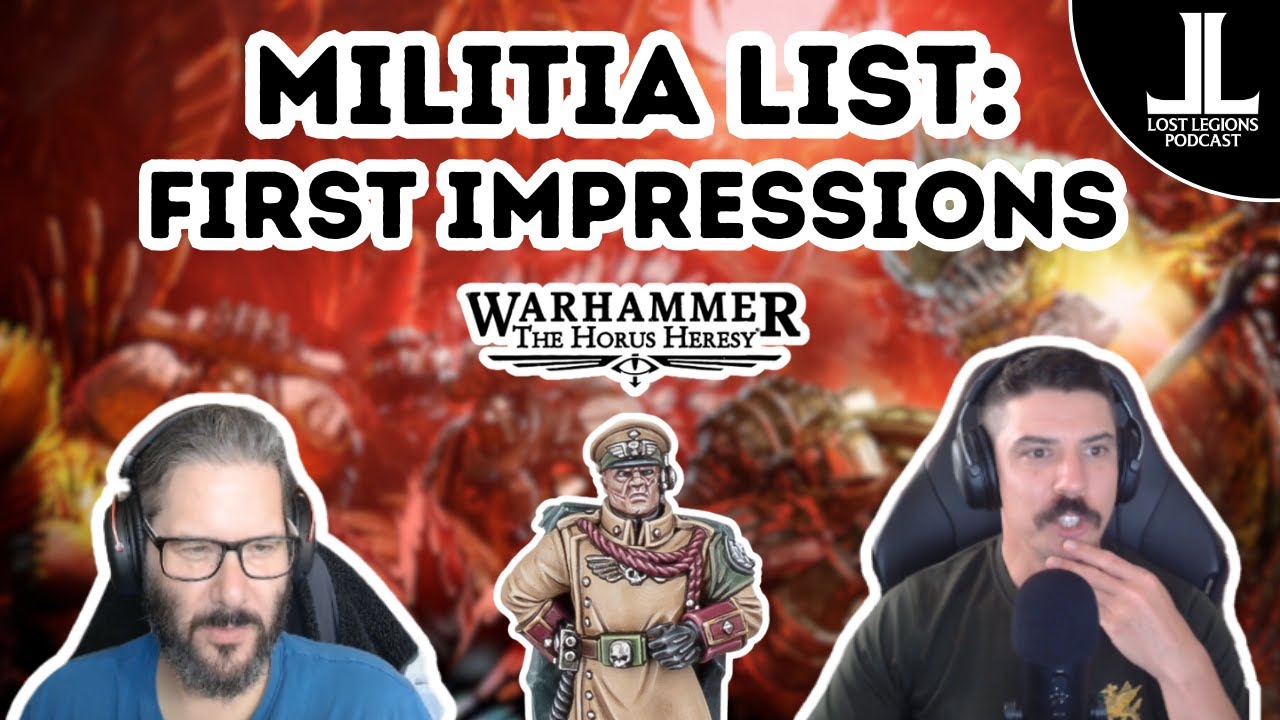 Militia List - First glance! Horus Heresy 3.0