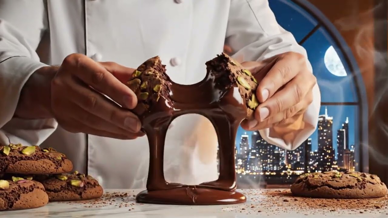 Midnight Dubai Cookie Bakery ASMR