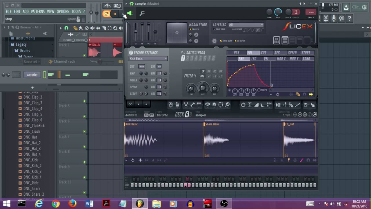 How to use Slicex as drum sampler(without drum loops)