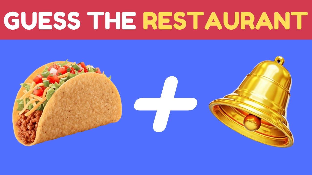 Guess the Fast Food Restaurant by Emoji? 🍔 Tinq Quiz