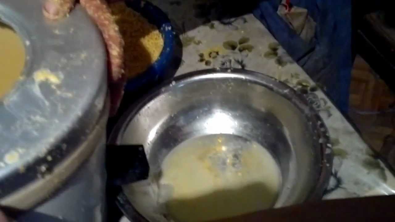 Разделение браги на центрифуге.mp4
