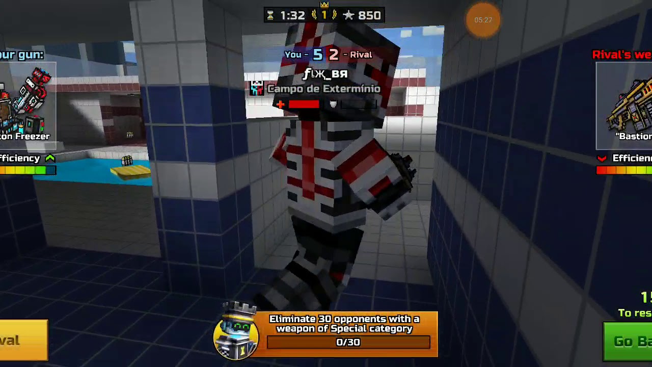 Pixel Gun 3D - Proton Freezer Gameplay
