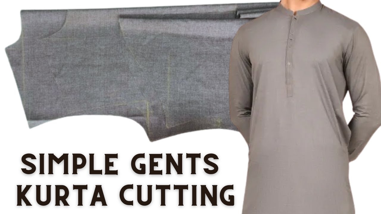 Simple Gents Kurta Cutting: Learn with Scale Theory