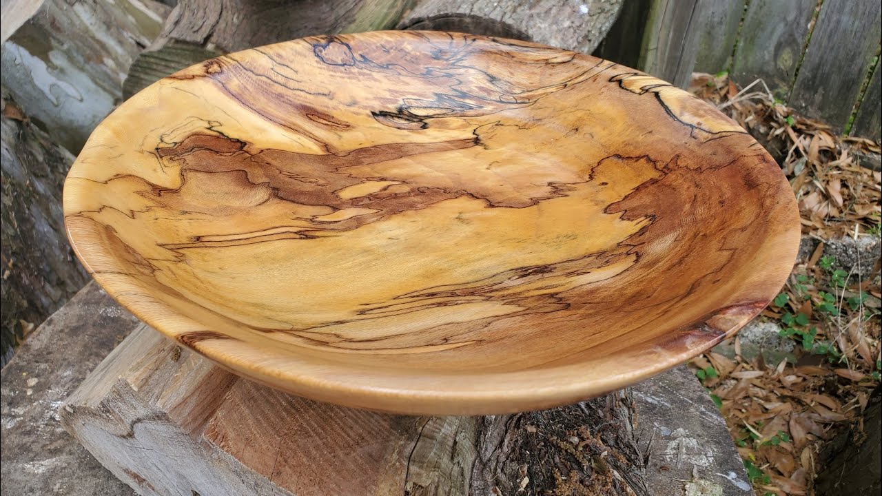Spalted Very Punky Sycamore Bowl