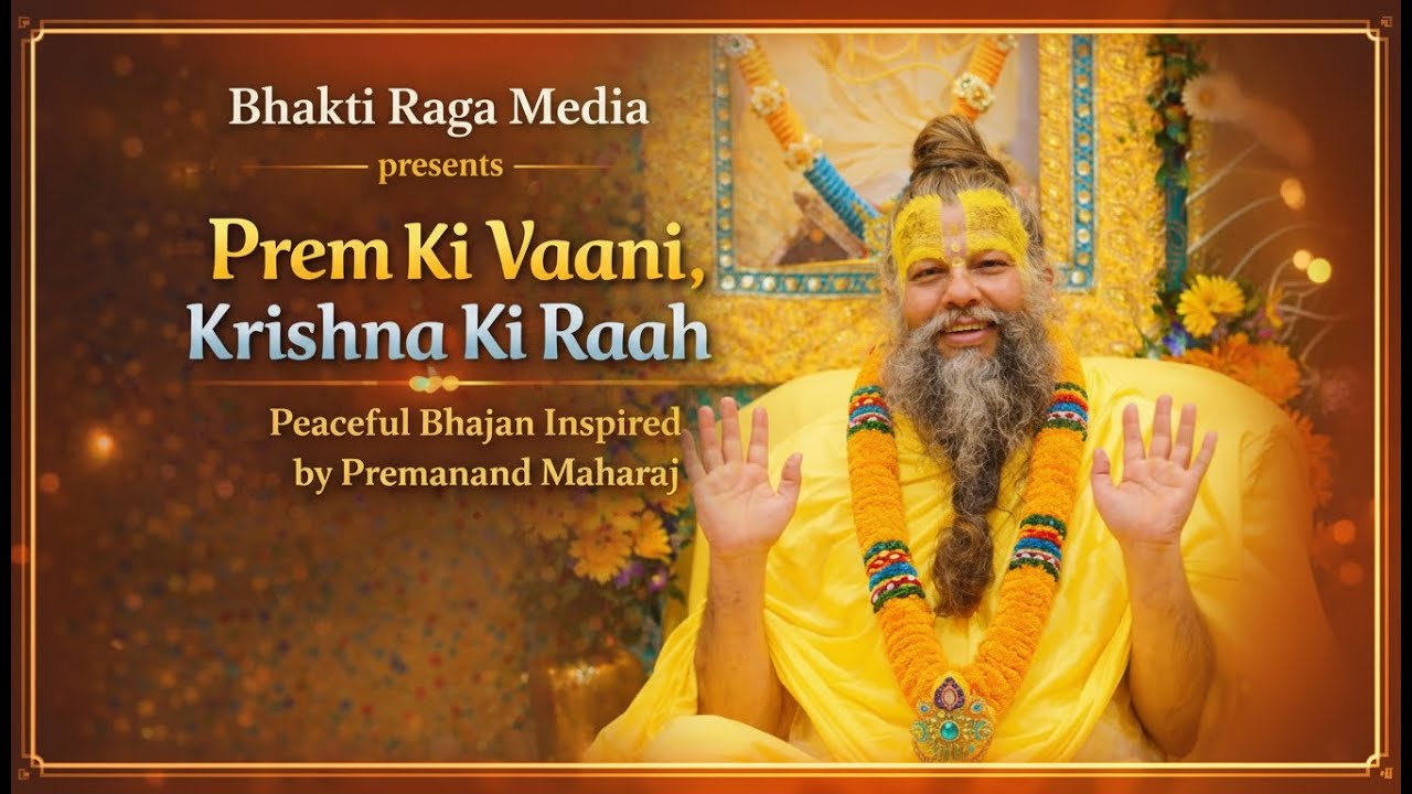 Prem Ki Vaani, Krishna Ki Raah | Peaceful Bhajan Inspired by Premanand Maharaj | Krishna Krishna
