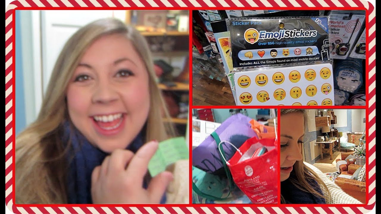 VLOGMAS DAY 20: Christmas Shopping, EMOJI STICKERS, & Grumpy Cats!