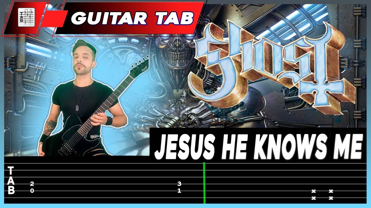 【GHOST】[ Jesus He Knows Me ] cover Dotti Brothers | LESSON | GUITAR TAB