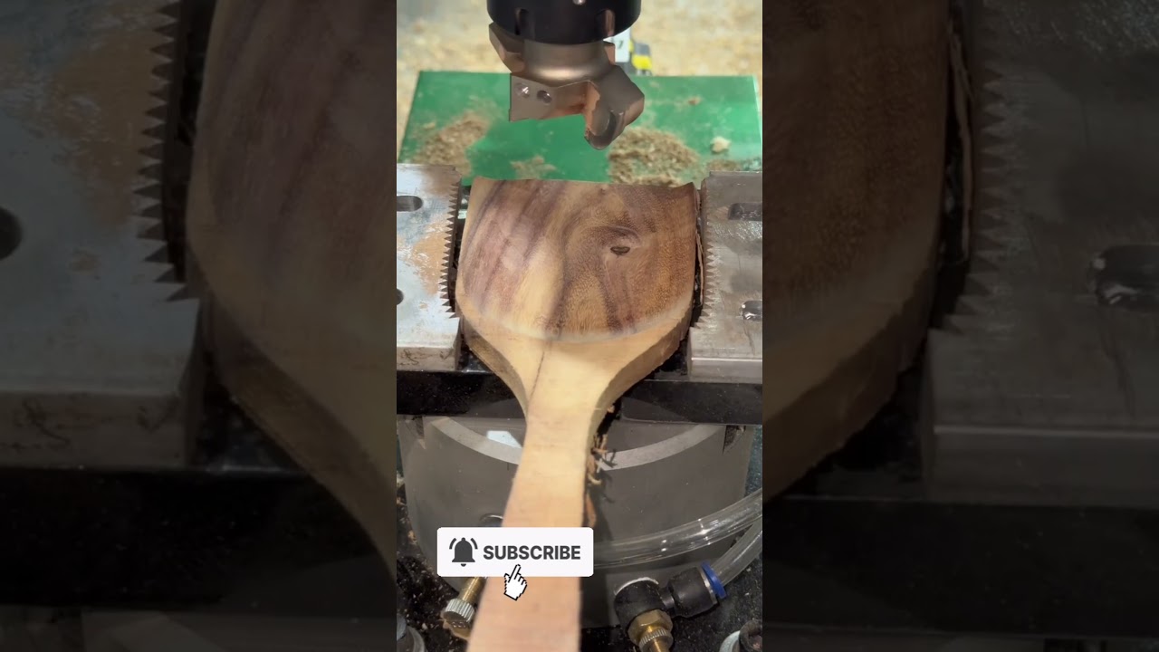 CNC machine make a wood progress more efficient #CNC machine #woodprocessing #woodmachinery #wood