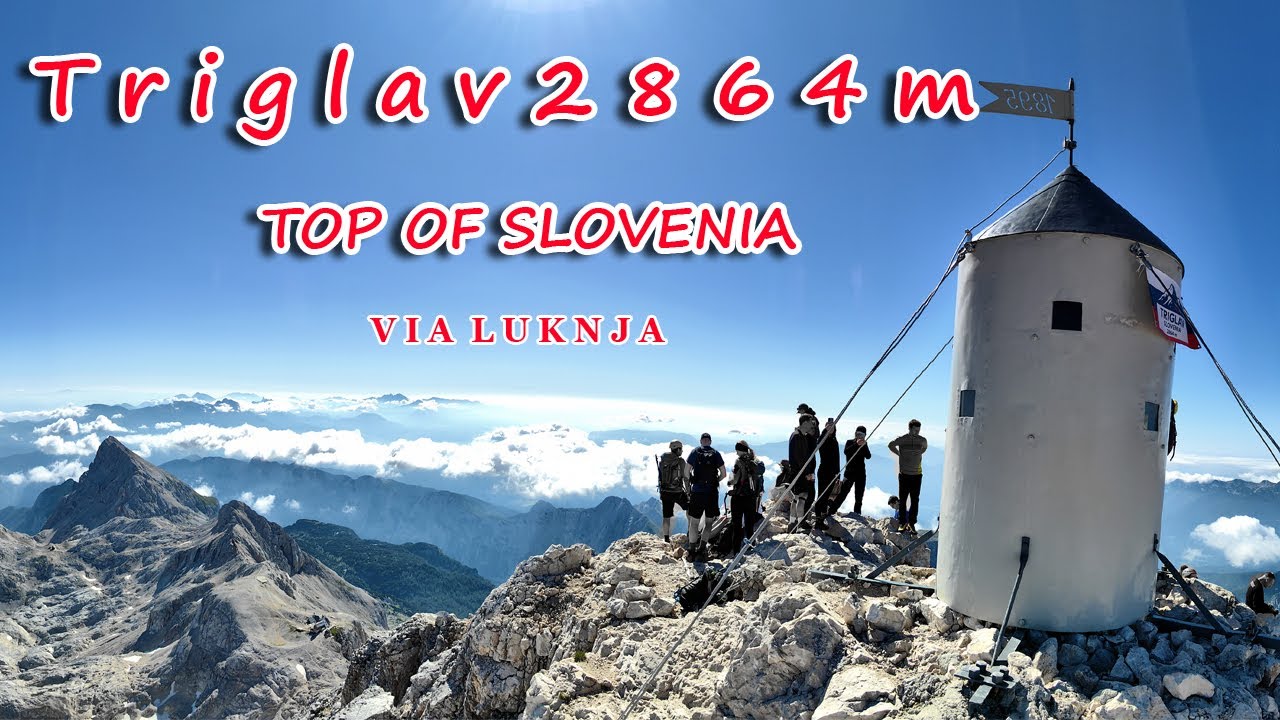 TRIGLAV 2864m via Luknja .Solo hiking the Julian Alps