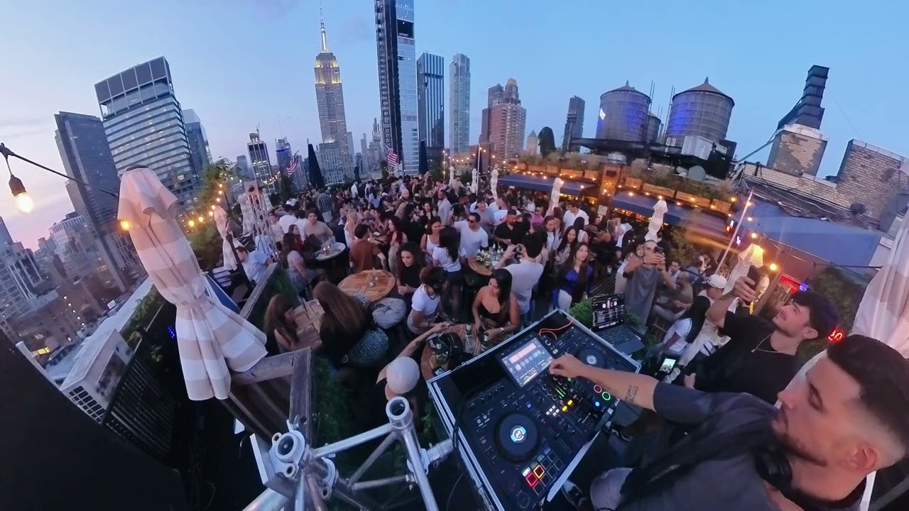 Sunset Vibes at 230 Fifth NYC 🌇 | DJ MONOPOLI Live Latin & Tech House Set (Part I)