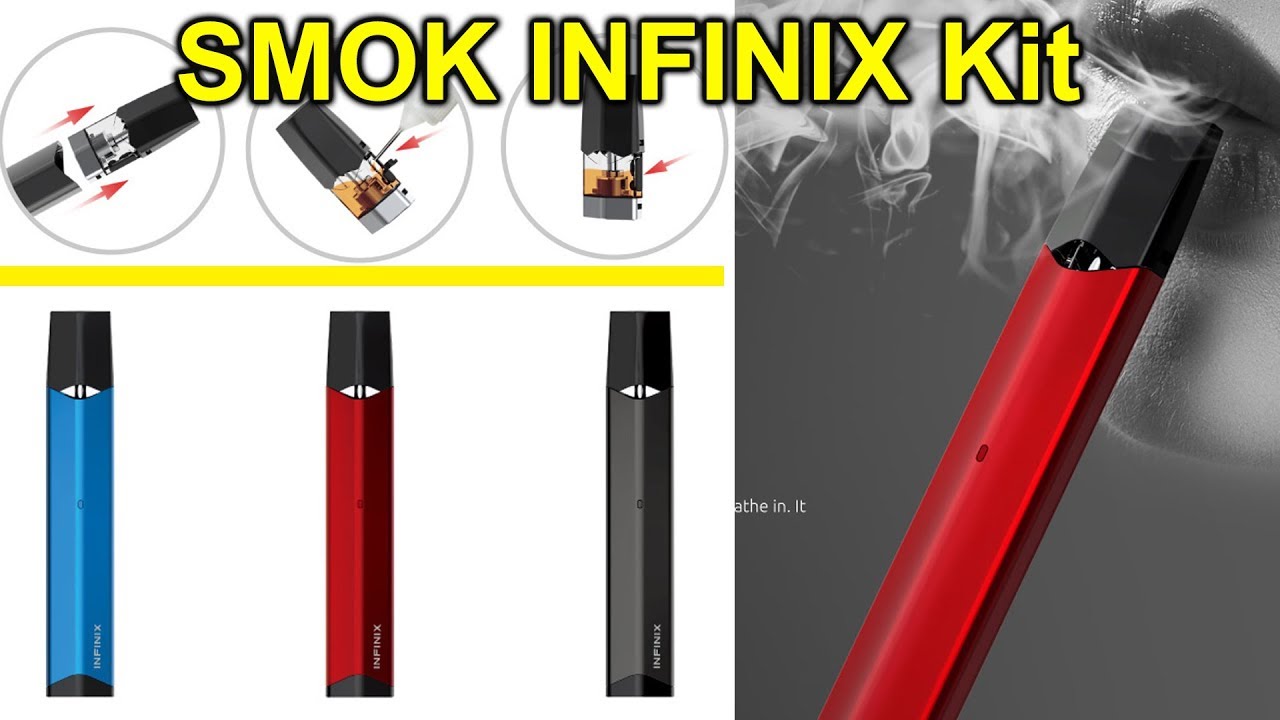 Smok Infinix Refillable Pod Style Kit | Draw firing | Refillable | 250mAh 2ml | 10w-16w | Elegomall
