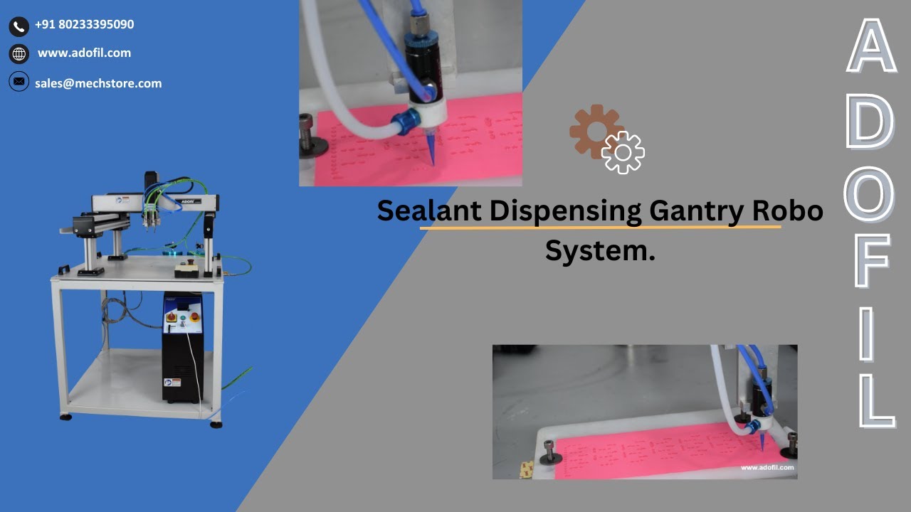 High Precision Pattern Cyanoacrylate  Dispensing Robot, 3axis Sealant Dispensing Robot- ADOfil