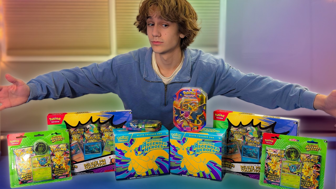Opening the NEW Ascended Heroes Pokémon Set!