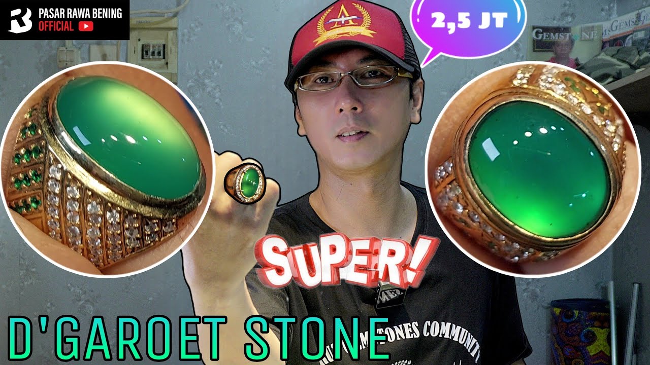 IJO GARUT SUPER, Giwang Luber Muncrattt...!!  (D'GAROET STONE - Pasar Rawabening)