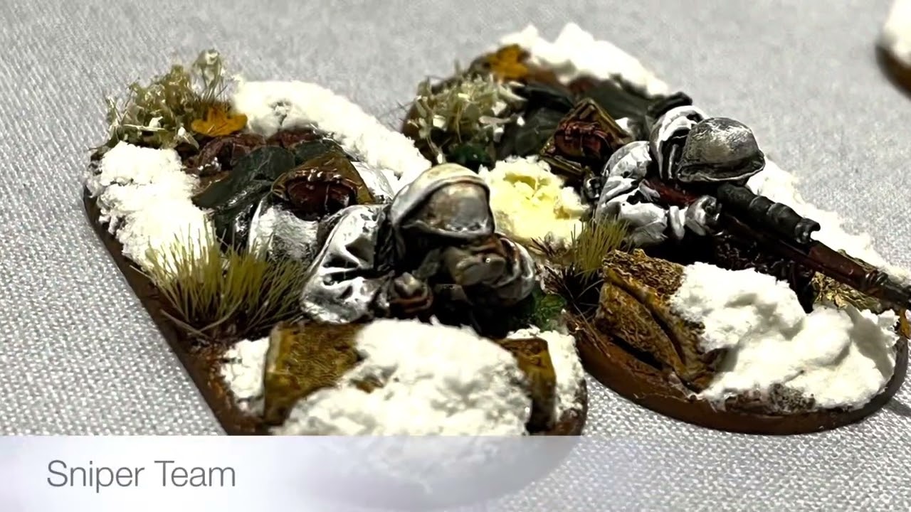Bolt Action Army Showcase: Winter Germans #boltaction #warlordgames #winterwar
