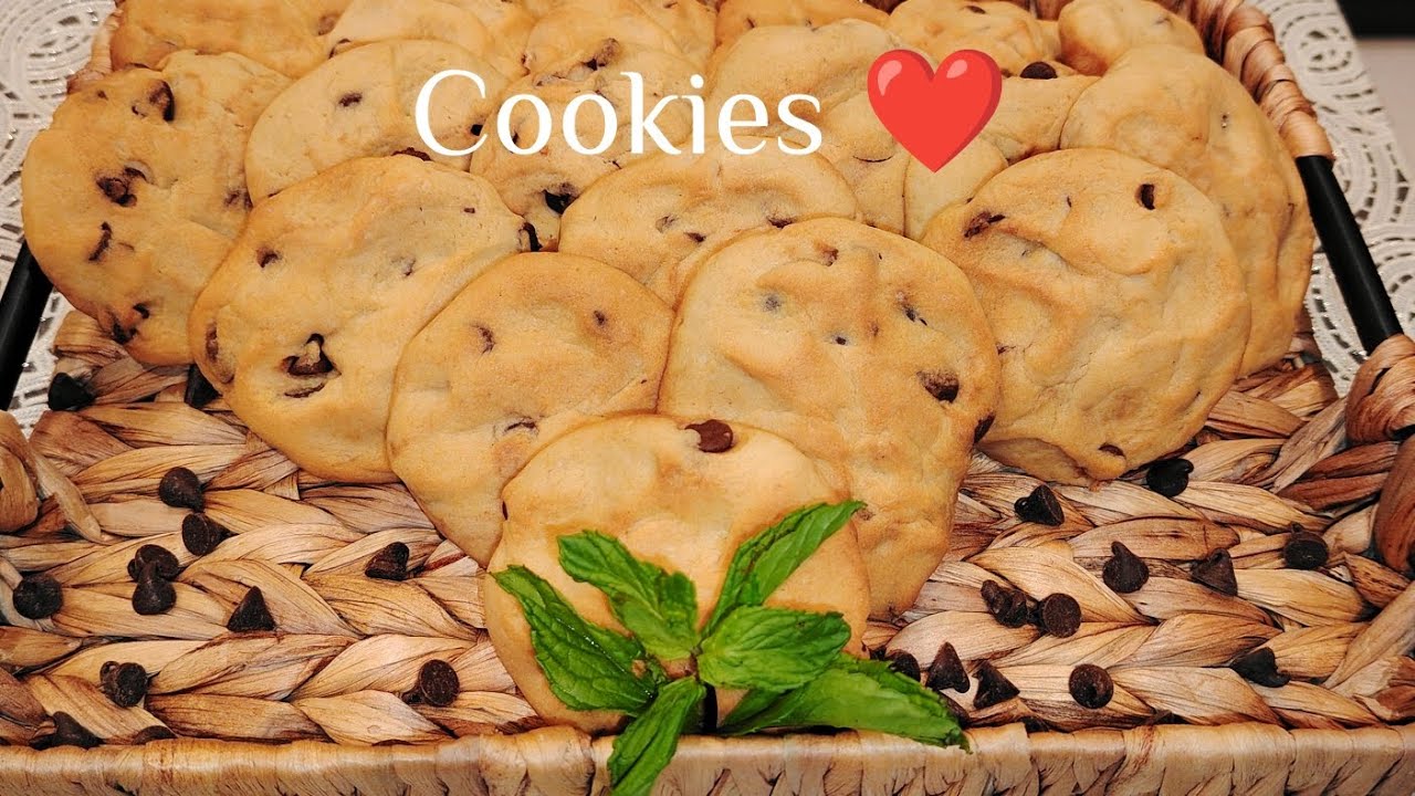 أول فيديو على قناتي 🔥 وصفة كوكيز بالشوكولا خطيرة 🔥 .. Cookies  ❤️🇸🇾