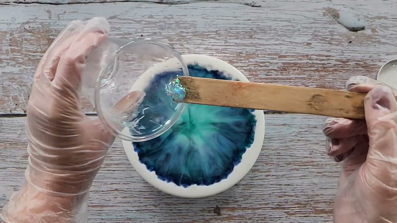 #1712 I Cannot Believe I made Such A beautiful Resin Coaster!