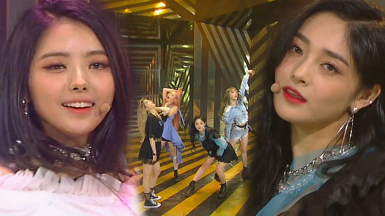 "Дебютная сцена" PRISTIN V - Get It (да безразлично) @ Популярная песня Inkigayo 20180603